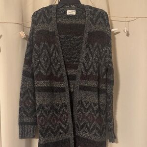 Cozy Patterned Cardigan “Coat”